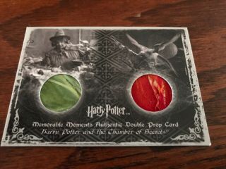 Harry Potter Memorable Moments Dual Prop Card