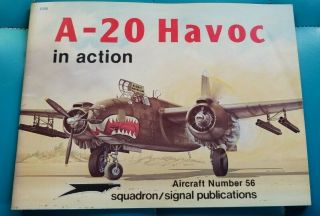 A - 20 Havoc In Action Aircraft 56 Squadron/signal Publications Model Ref Nm