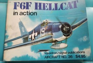 F6f Hellcat In Action Aircraft 36 Squadron/signal Publications Model Ref