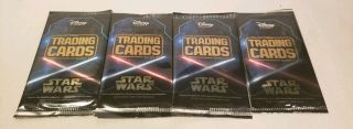 Disney Store Exclusive Star Wars Trading Card Series 1 - 2 - 3 X 2 Packs