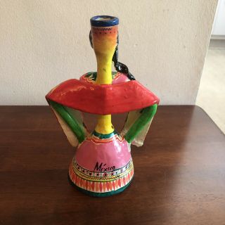 Vintage Day Of The Dead Candlestick Holder 8” By 4” Mexico 5