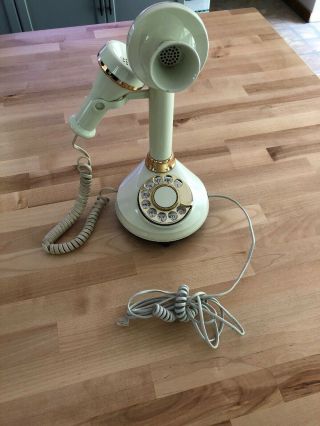 Vtg At&t Candlestick Style Rotary Telephone