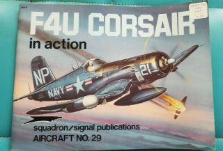 F4u Corsair In Action Aircraft 37 Squadron/signal Publications Model Reference