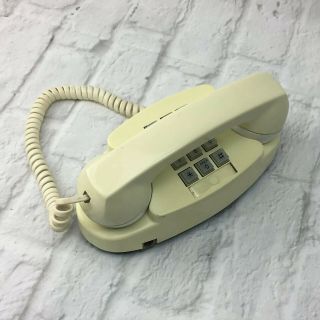 Vintage Telephone Beige Princess Western Electric Bell System Touch Tone