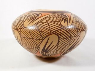 Hopi Indian " Migration Design " Pottery By Adelle Nampeyo