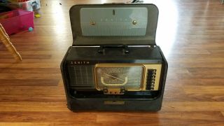Vintage Zenith H500 Wavemagnet Trans - Oceanic World Band Portable Tube Ham Radio