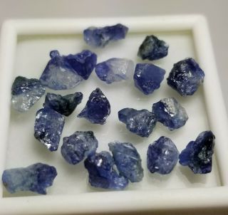 Rare benitoite crystals from the gem mine in California (BHW 31) 2