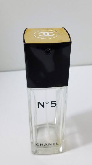 Chanel No.  5 Paris Eau De Toilette 3.  4 Oz Refillable Spray Bottle Empty France