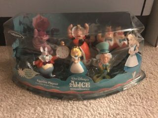 Disney Alice In Wonderland 6pc Figurine Set