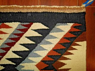 NAVAJO NAVAHO Indian Rug/Weaving.  Eyedazzler Design.  VGCond.  NoRes 8
