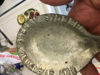 Vintage Aluminum ASH TRAY - BY CHERRY STONER 6 X 31/2 INCHES 4