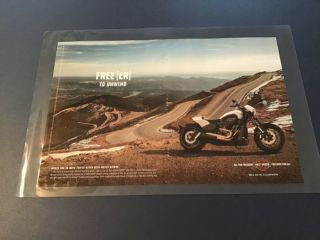 2019 Harley Davidson Fxdr 114 Laminated 2 Page Ad