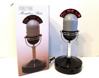 Am/fm Microphone " On The Air " Transistor Radio Mike Shannon St.  Louis Cardinals