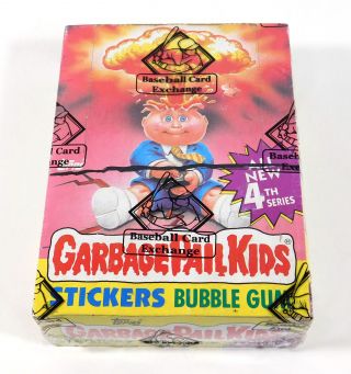 1986 Topps Gpk Garbage Pail Kids Series 4 Box,  25 Cents (48) X - Out Bbce Wrapped