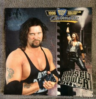 World Wrestling Federation Wwf 1996 Calendar W/ Diesel