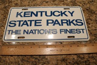 Metal Kentucky State Parks License Plate