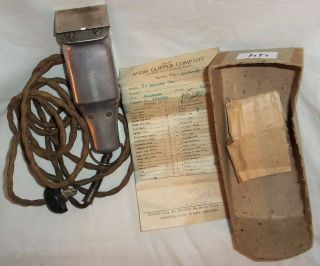 Old/antique/vintage 1926 ? Andis Elec.  Barber Shop Clippers 174474 L And.