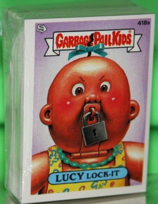 1987 Garbage Pail Kids 11th Series Complete Set 84 Cards,  Wrapper Rare Gpk