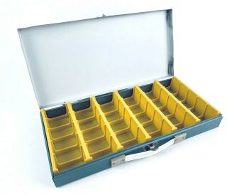 Vintage Smith - Victor 35mm Metal Slide Storage Case (container,  File,  Box)