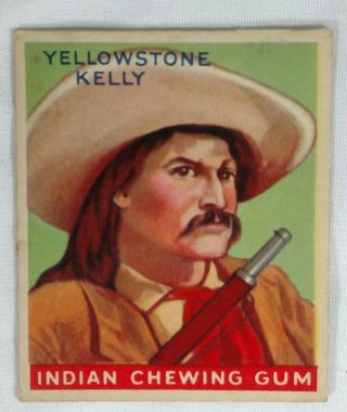 Goudey Indian Gum Yellowstone Kelly 90 Great Conditon See Photos