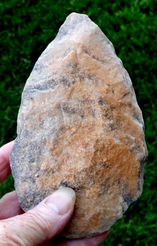 Bicolor Quartzite Paleolithic Biface - Ténéré - Niger - Gossololom 3