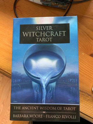 Silver Witchcraft Tarot Kit Deck Card Book Boxed Set