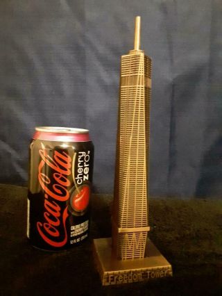 Brass Metal 1world Trade Center Tower North Americas Tallest Souvenir Building
