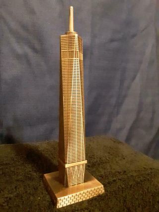 brass metal 1World Trade Center Tower North Americas tallest souvenir building 2