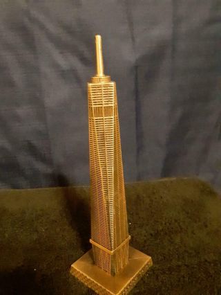 brass metal 1World Trade Center Tower North Americas tallest souvenir building 4