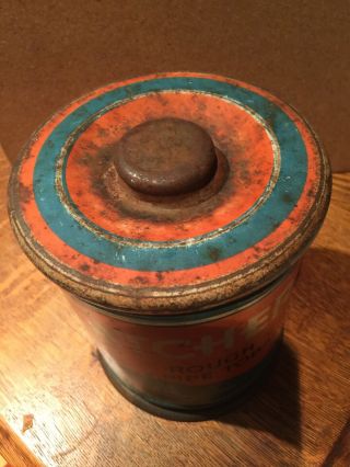 VINTAGE CATCHER ROUGH CUT TOBACCO ADVERTISING CANISTER TOBACCIANA 2