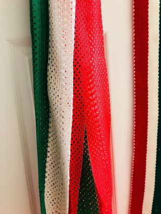 Mexican Shawl (rebozo) Green (Mexican Flag),  Wrap,  Scarf,  Runner 2 Different 3