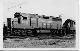 7f085 Rppc 1960s? Southern Pacific Railroad Engine 6661