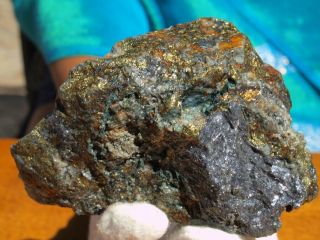 Large Gold Ore Mineral Specimen In Quartz From Central Oregon