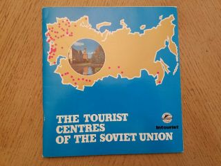 1972 Intourist Tourist Centers Of Soviet Union Booklet Centres Russia Ussr Cccp