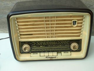 Vintage 1957 Korting Delmonico Am Fm Sw Radio Complete Parts Or Restore