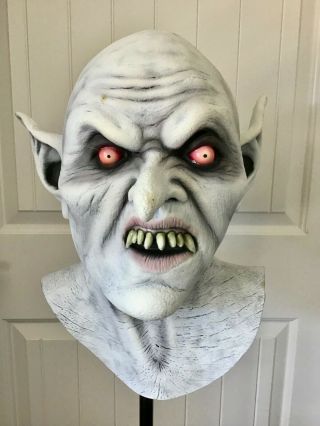Death Studios Mask Vampire Demon Red Eyes Halloween Latex Mask " Rare "