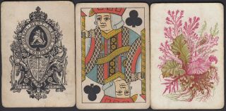 Antique Joseph Hunt Bezique Playing Cards C.  1870 England
