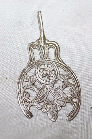 Lybie Antique Judaica Sterling Silver Charm Amulet Talisman Pendant 19th C