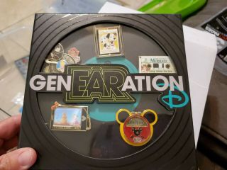 Wdw Genearation D Pin Disney Music Box Set Le300 Generation 5 Pins