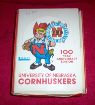 Nebraska 100 Year Anniversary Football Trading Cards - Complete - Rare