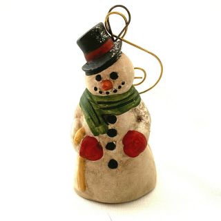 Vintage Walnut Ridge Primitives Snowman Ornament
