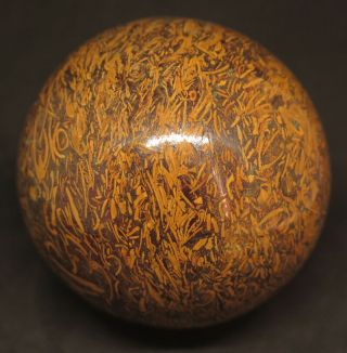 59mm 10.  7oz Natural Fossil Elephant Skin Jasper Crystal Sphere Ball Gift