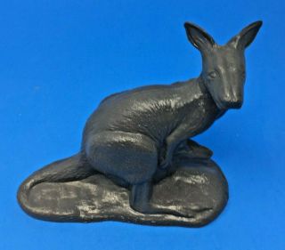 Mold A Rama Standing Kangaroo With Baby Large Lowry Park Zoo In Grey (m1)