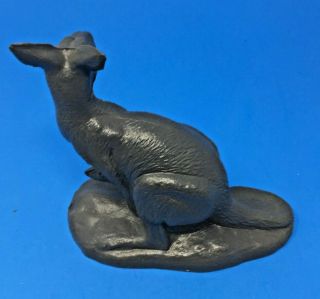 MOLD A RAMA STANDING KANGAROO WITH BABY LARGE LOWRY PARK ZOO IN GREY (M1) 2