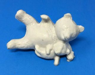 Mold A Rama Bear With Cub Small No Markings In Bright White (m1)