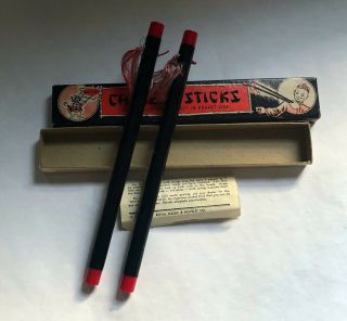 Royal Magic & Novelty Co.  Chinese Sticks (1950s) / Vintage Magic Trick