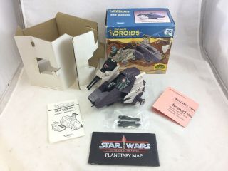 1985 Kenner Star Wars Droids Side - Gunner Vehicle Box Complete