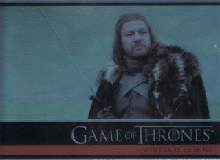 Game Of Thrones Season 1 Rare 72 Card Parallel Card Set