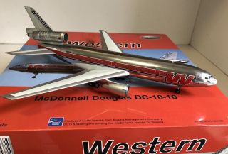 Western Douglas Dc - 10 - 10 N908wa 1/200 Scale Diecast Inflight