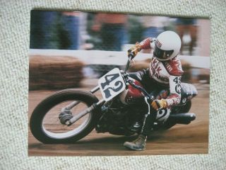Vintage " Indy Mile " Motorcycle Dirt Track Racing Program 1982 Nos